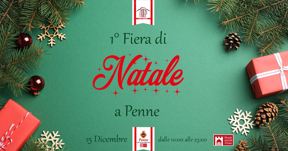 fiera di natale a penne 15 dicembre